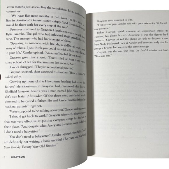 The Brothers Hawthorne Signed HCDJ Book 2023 Jennifer Lynn Barnes Penguin NEW - Picture 11 of 14